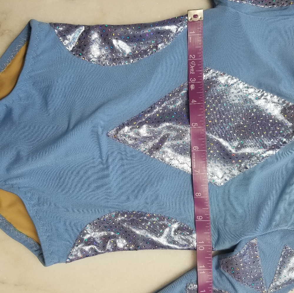 Custom geometric leotard - Picture 8 of 8